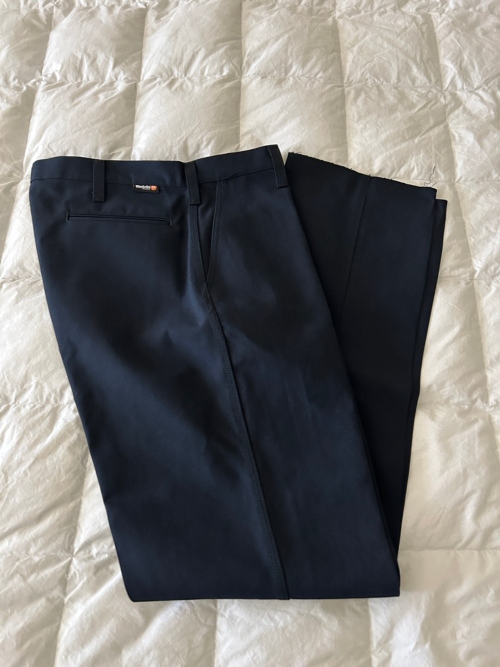 Workrite nomex Men's Straight-Leg Pants - Dark Navy 36 waist and unhemmed - Picture 5 of 6